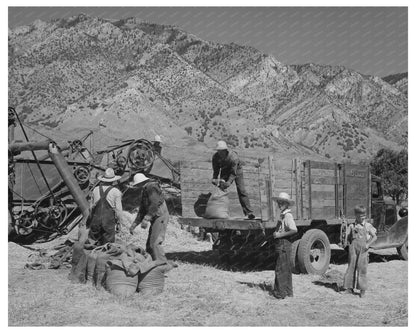 Agricultural Activity in Box Elder County Utah 1940