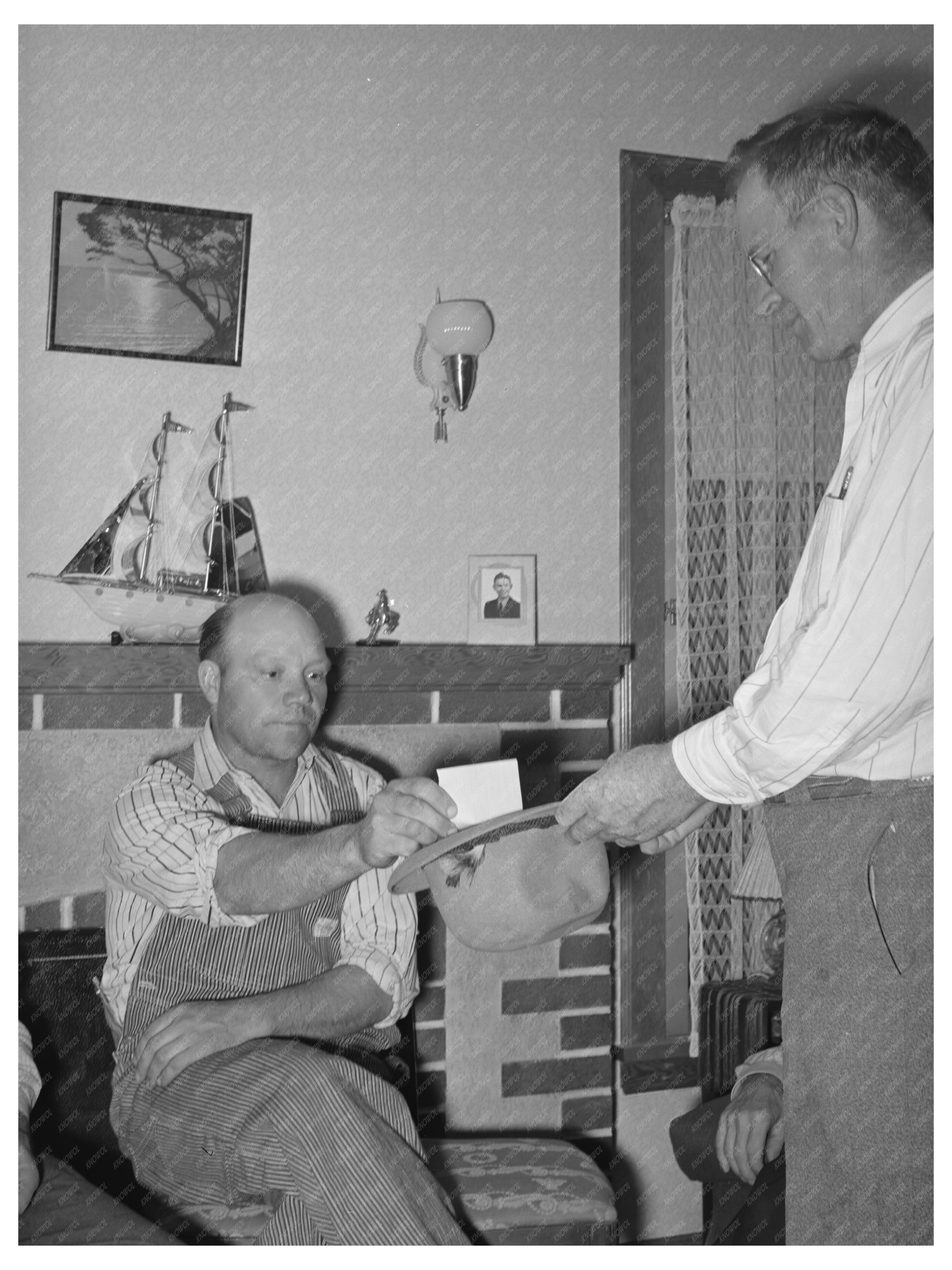 Farmers Vote in Stallion Caretaker Meeting August 1940