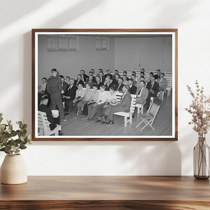 Latter Day Saints Priesthood Meeting Mendon Utah 1940