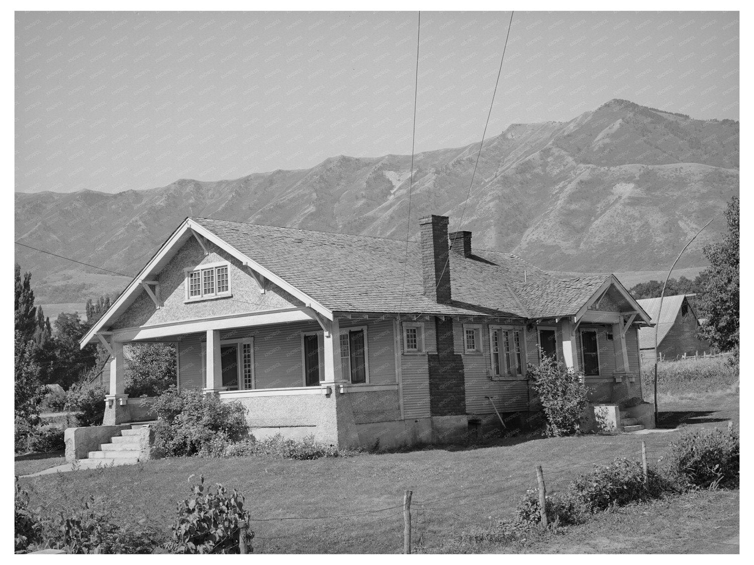 House of the Major Mendon Utah August 1940 Image