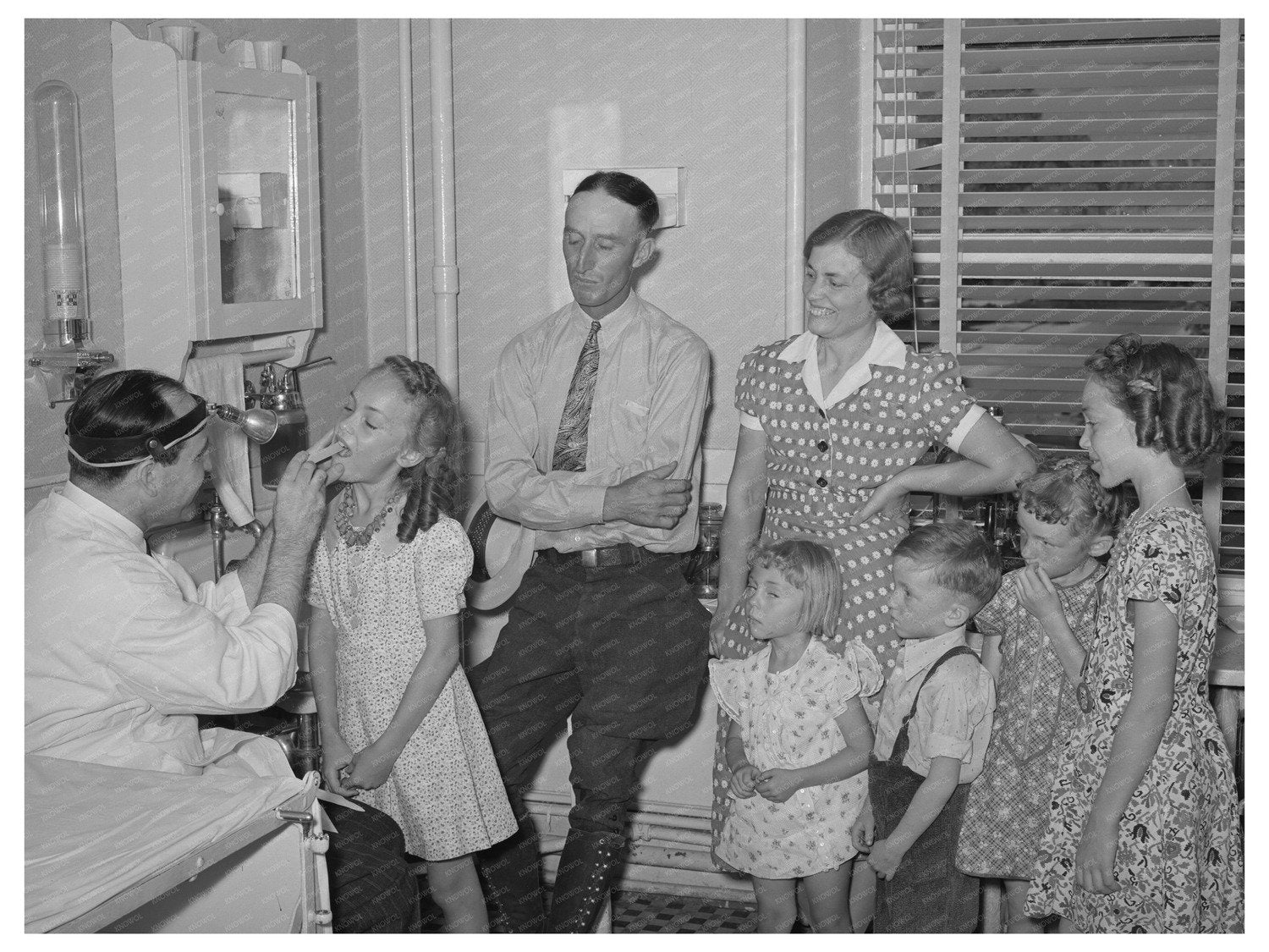 1940 Doctor and Family in Rural Utah Medical Cooperative