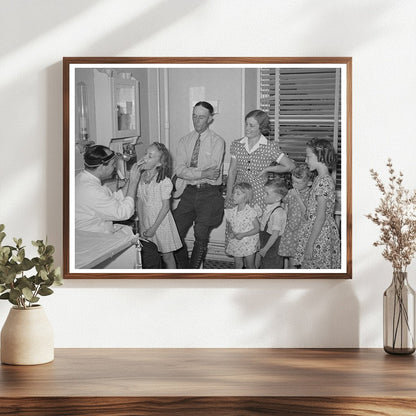 1940 Doctor and Family in Rural Utah Medical Cooperative