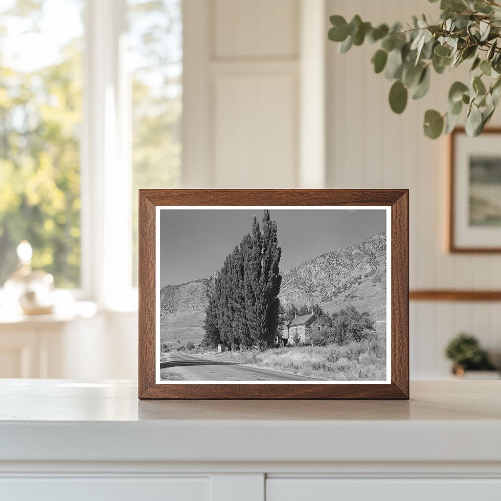 Vintage Rural Landscape Box Elder County Utah 1940