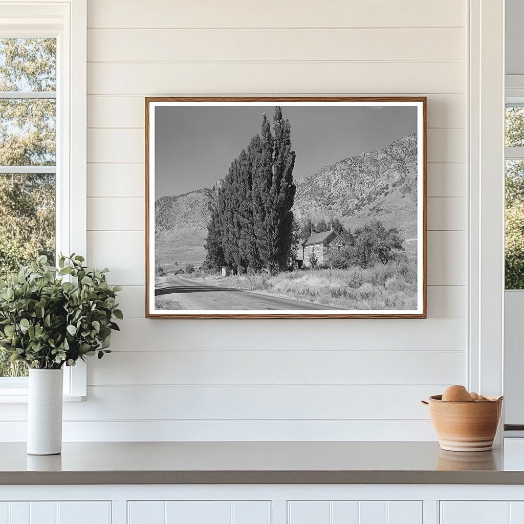 Vintage Rural Landscape Box Elder County Utah 1940
