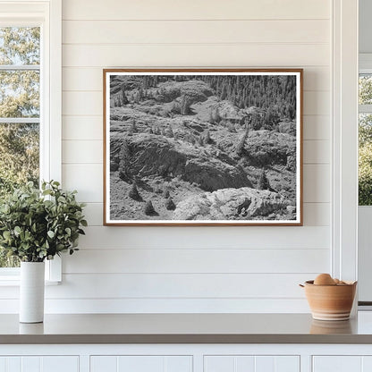 Uncompahgre River Valley Rocks Colorado September 1940