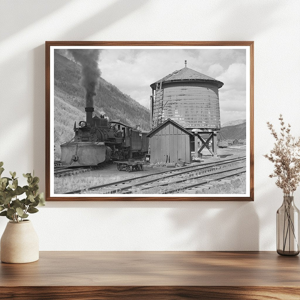 Telluride Colorado Narrow Gauge Railway Yards 1940