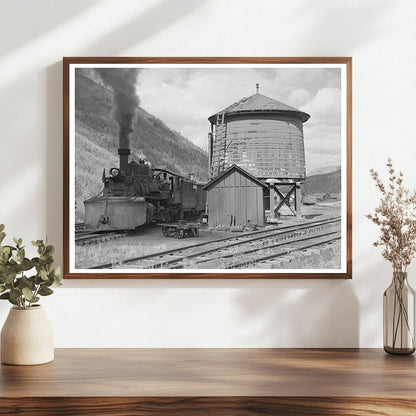 Telluride Colorado Narrow Gauge Railway Yards 1940
