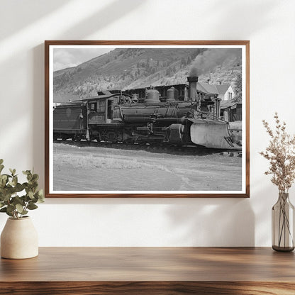 1940 Denver and Rio Grande Snowplow Locomotive in Telluride