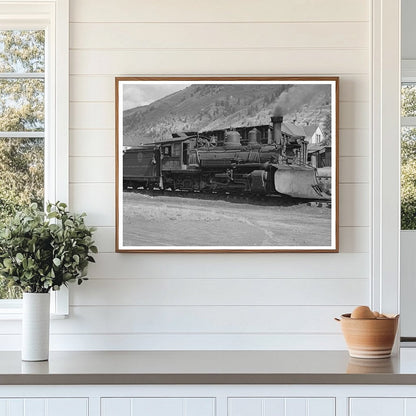 1940 Denver and Rio Grande Snowplow Locomotive in Telluride