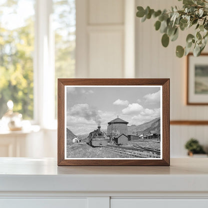 Telluride Colorado Narrow Gauge Railway Yard 1940