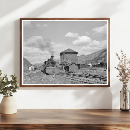 Telluride Colorado Narrow Gauge Railway Yard 1940