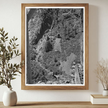 Aerial Tram to Abandoned Gold Mine Ouray County 1940