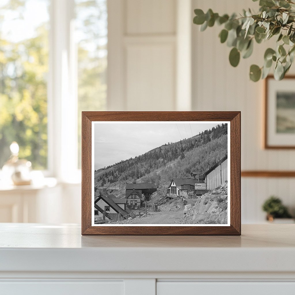 Ophir Colorado Narrow Gauge Railway Station 1940