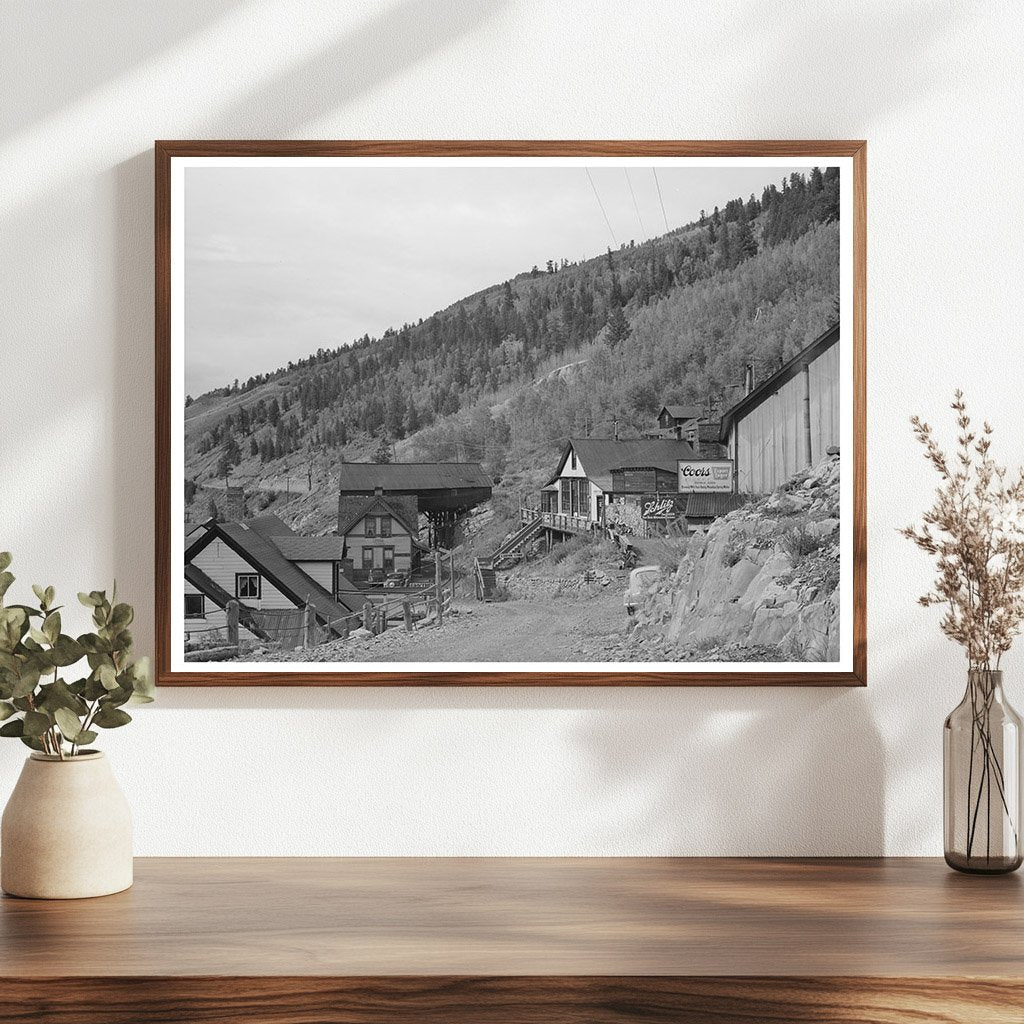 Ophir Colorado Narrow Gauge Railway Station 1940