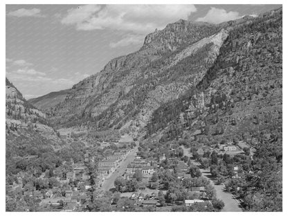 Ouray Colorado Historic Mining Town Photograph 1940