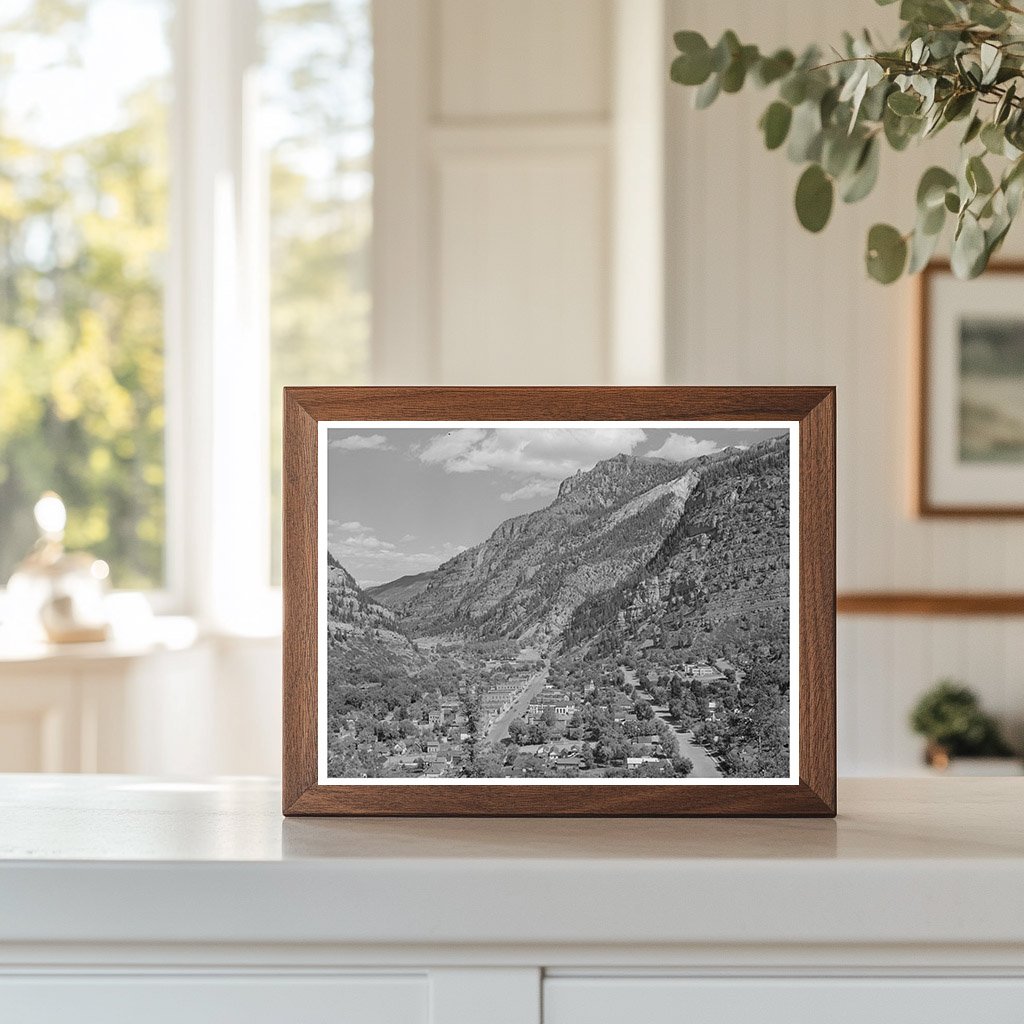 Ouray Colorado Historic Mining Town Photograph 1940