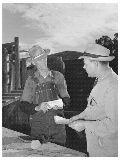 Freight Train Conductor and Livestock Employee Cimarron 1940