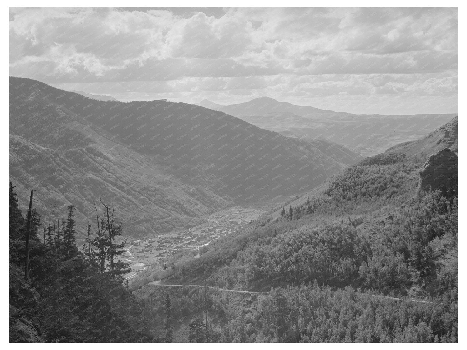 Telluride Colorado vintage image September 1940