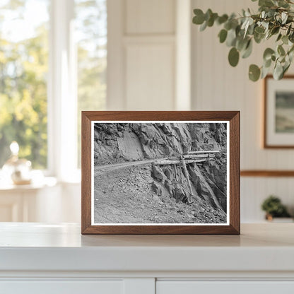 Mountain Road to Smugglers Mine Telluride 1940