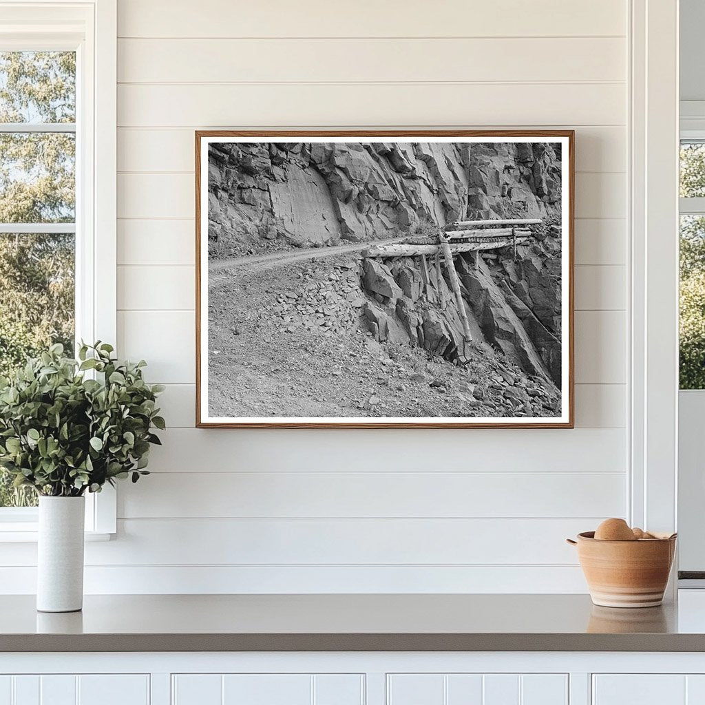 Mountain Road to Smugglers Mine Telluride 1940