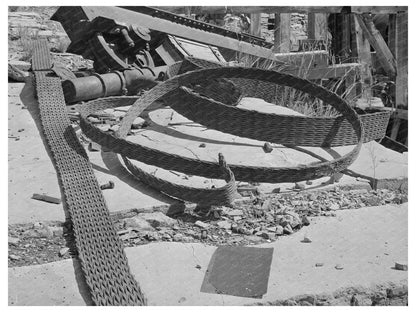Abandoned Gold Mill Equipment Telluride Colorado 1940
