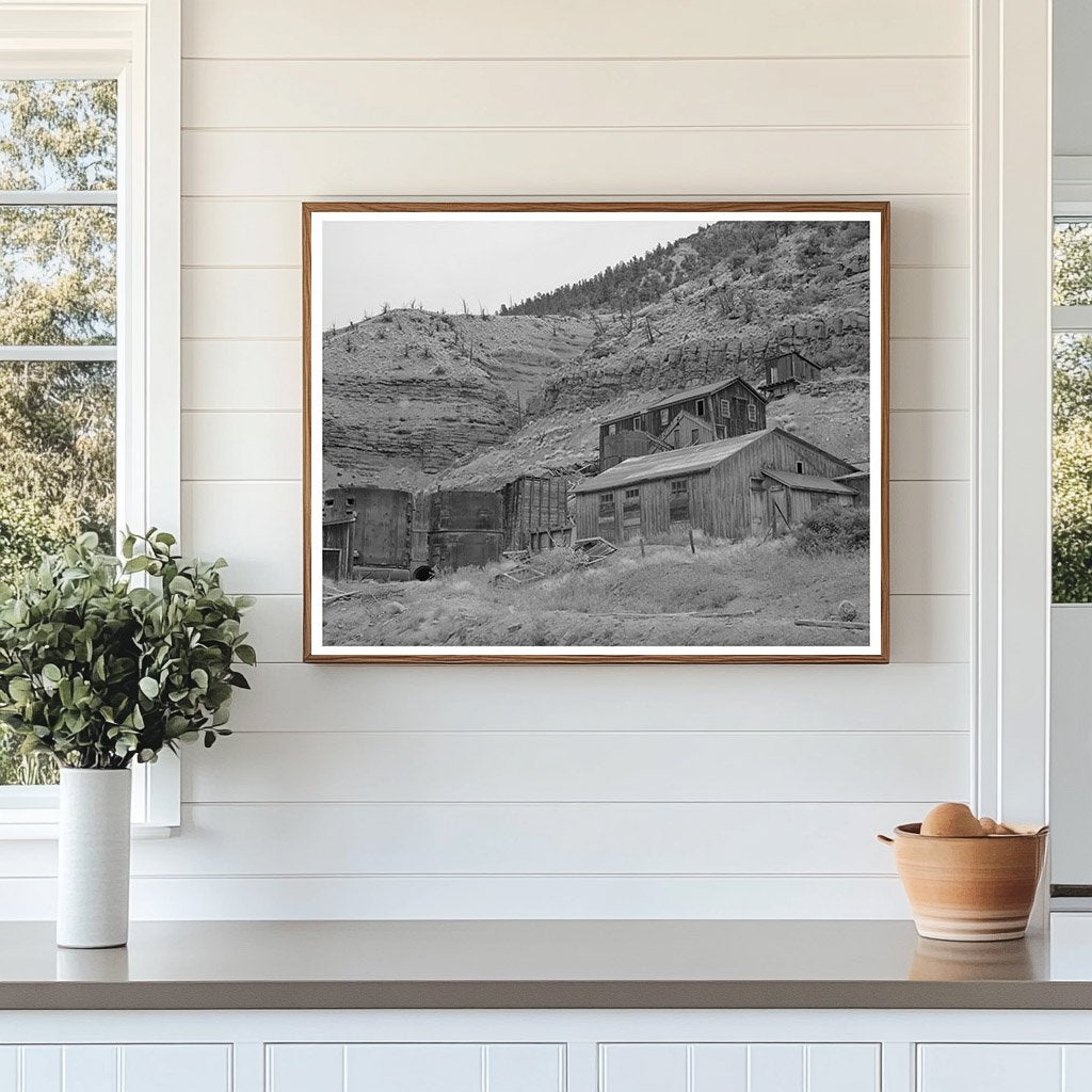 Gold Mill Remains at Fall Creek Colorado September 1940