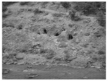 Tunnels of San Miguel River Gold Miners 1940