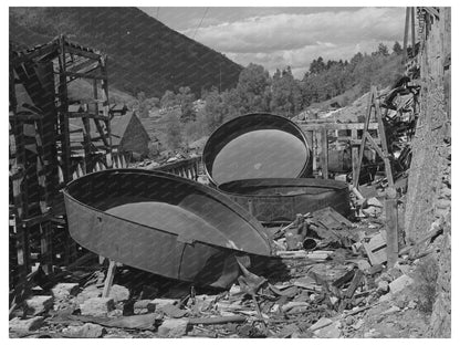 Telluride Gold Mill Remains September 1940