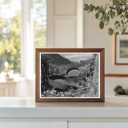 Telluride Gold Mill Remains September 1940