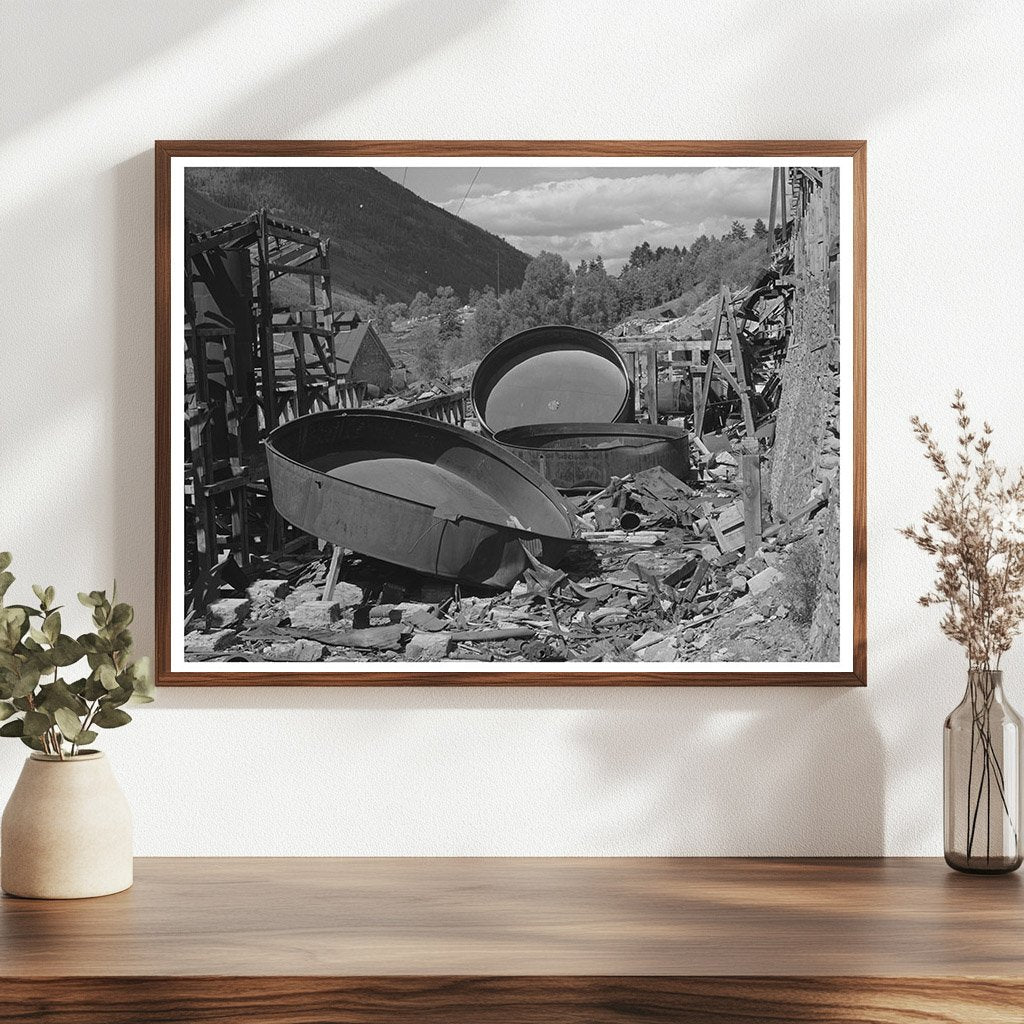 Telluride Gold Mill Remains September 1940