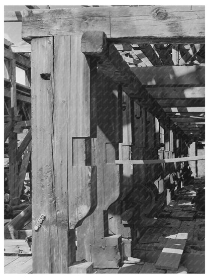 Timbering and Mill Work Detail Telluride Colorado 1940