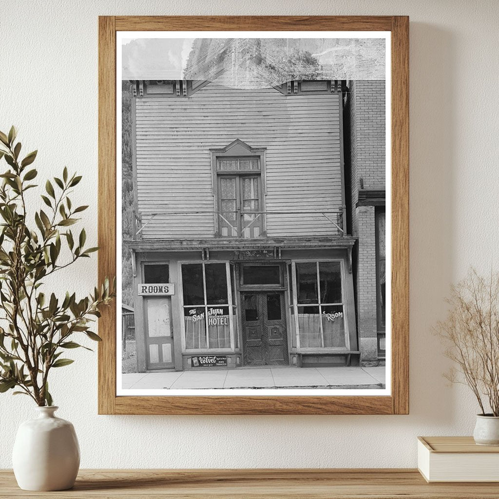 Historic Telluride Hotel Colorado September 1940