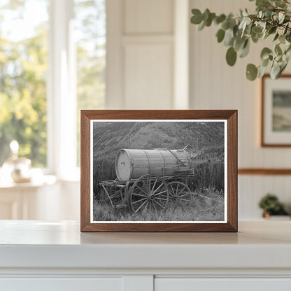 Sprinkling Wagon in Telluride Colorado 1940