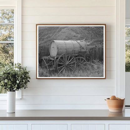 Sprinkling Wagon in Telluride Colorado 1940
