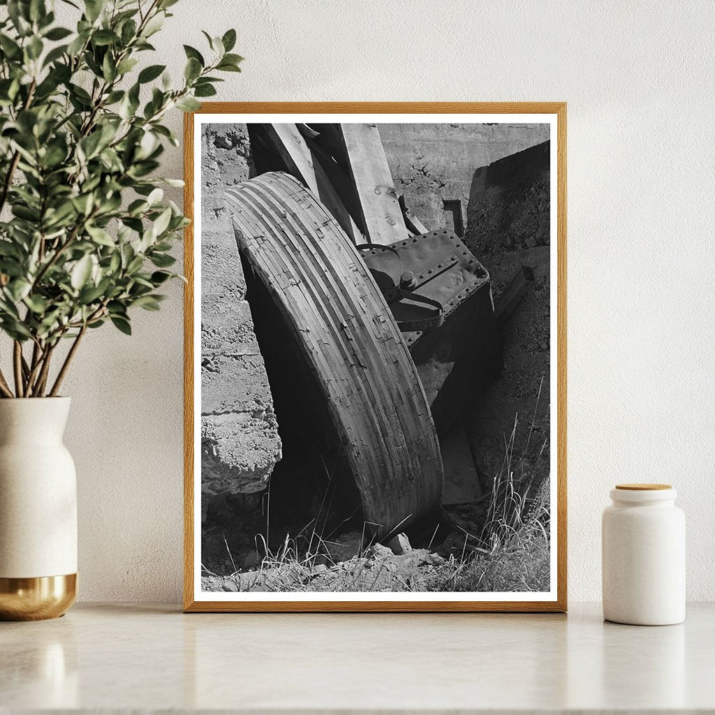 Abandoned Gold Mill Equipment in Telluride Colorado 1940