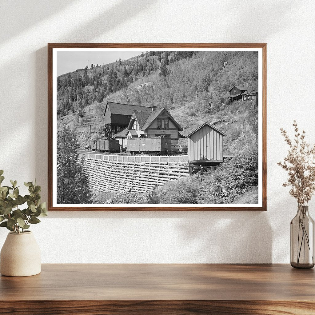 Ophir Colorado Narrow Gauge Railroad Station 1940 Image