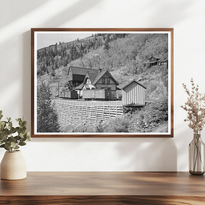 Ophir Colorado Narrow Gauge Railroad Station 1940 Image