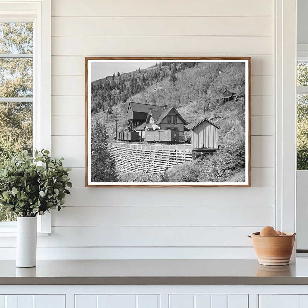 Ophir Colorado Narrow Gauge Railroad Station 1940 Image