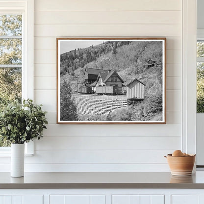 Ophir Colorado Narrow Gauge Railroad Station 1940 Image