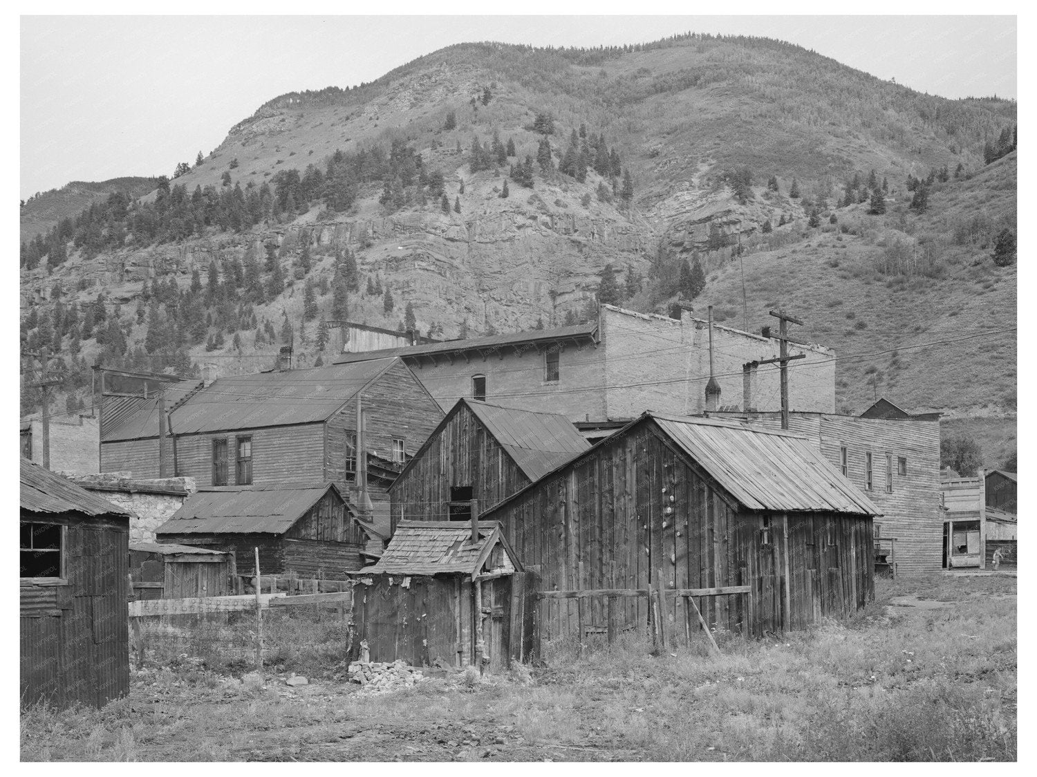 Telluride Colorado Backyards September 1940