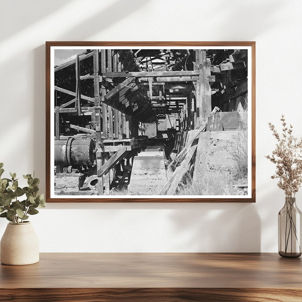 Telluride Colorado Abandoned Gold Mill Construction 1940