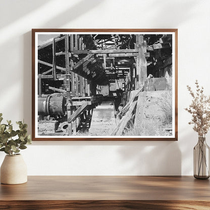 Telluride Colorado Abandoned Gold Mill Construction 1940