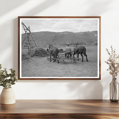 Vintage Hay Pusher in Uncompahgre River Valley 1940