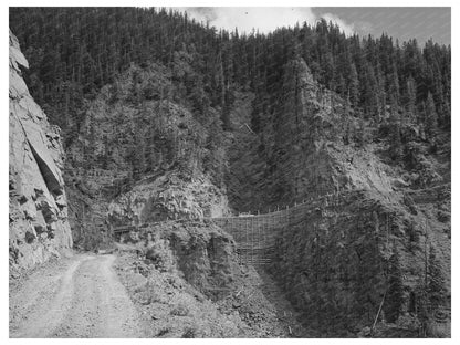 1940 Ouray County Colorado Road Engineering Photo