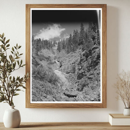 Telluride Colorado Mining Tunnel Platform September 1940