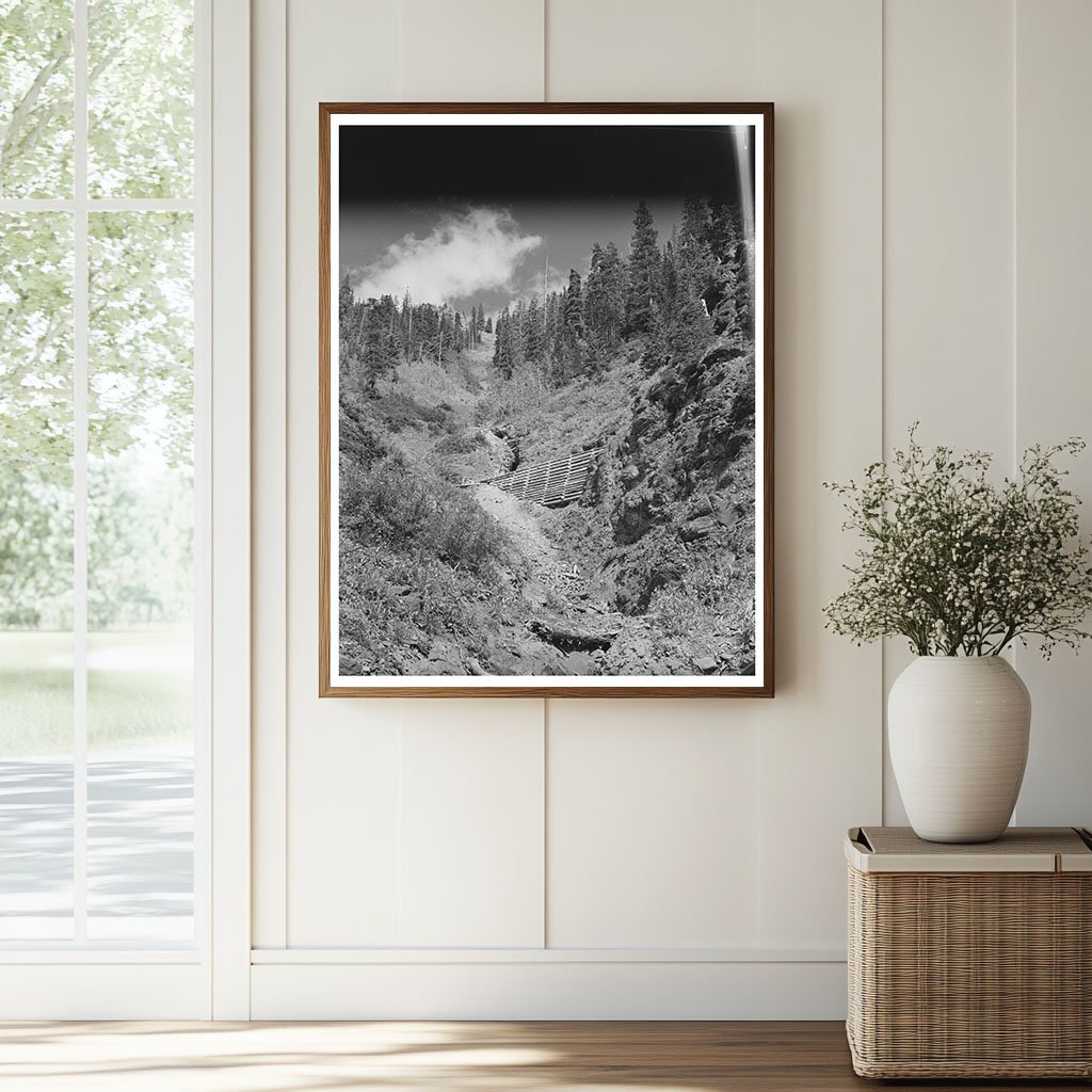 Telluride Colorado Mining Tunnel Platform September 1940