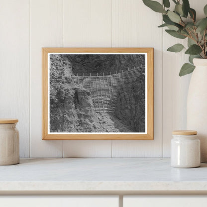 Mountain Road Construction in Telluride Colorado 1940