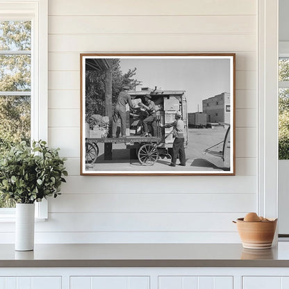 Montrose Colorado 1940 Package Loading for Narrow Gauge Railroad