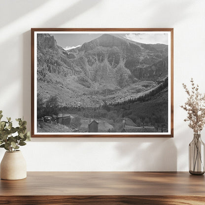 Telluride Colorado Mountain Valley Road and Bridal Veil Falls 1940