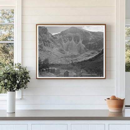 Telluride Colorado Mountain Valley Road and Bridal Veil Falls 1940